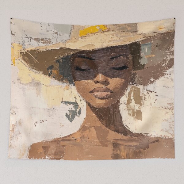 Item preview, In the shade of a sun hat by Elin Norrgård designed and sold by VelvetEchoArt.