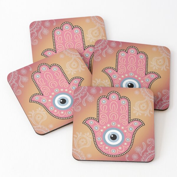 Item preview, Pink Hamsa boho designed and sold by CandyVenom.