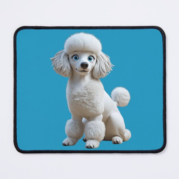 Item preview, Claymation Style White Poodle | Stop Motion Dog designed and sold by PumagirlDigital.
