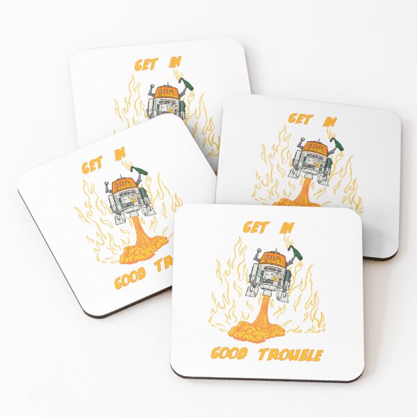 Item preview, Chopper Says Get In Good Trouble designed and sold by DarthAstris.