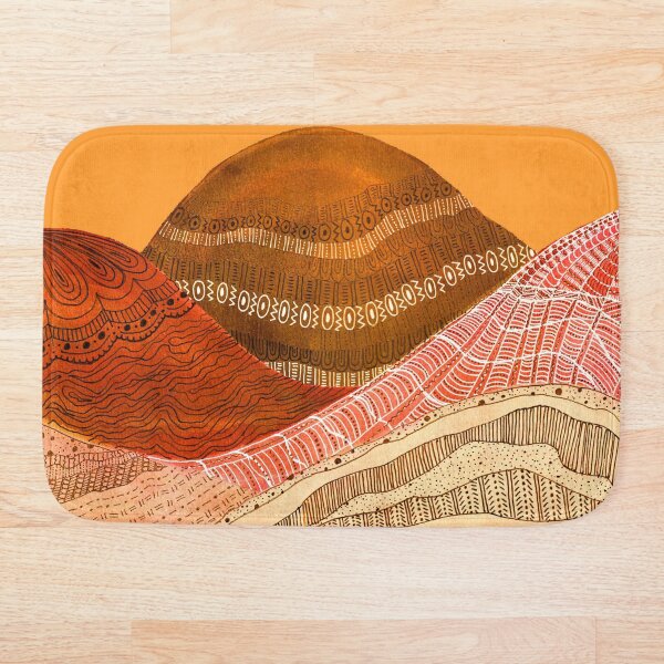 Item preview, Rolling Mountains Sunrise Golds designed and sold by cat-a-pilla.