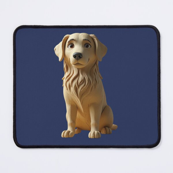 Item preview, Claymation Style Golden Retriever | Stop Motion Dog designed and sold by PumagirlDigital.