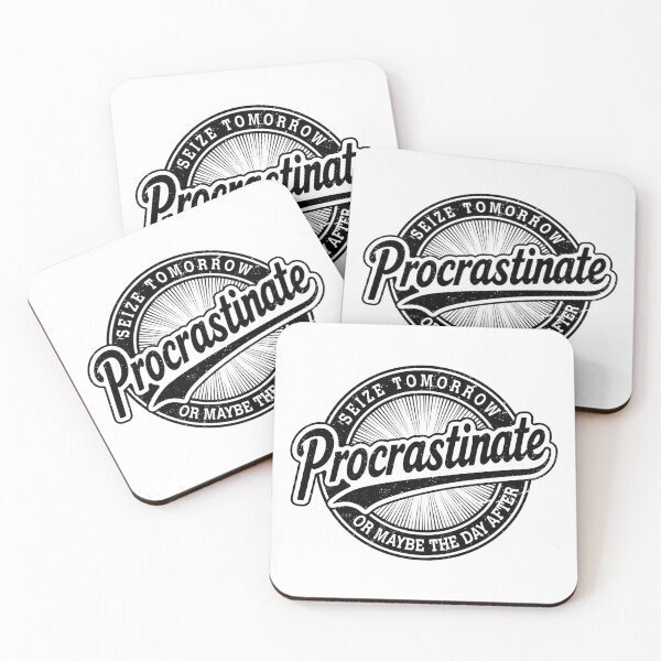 Item preview, Procrastinator Procrastinate Funny Retro Procrastination designed and sold by GrandeDuc.