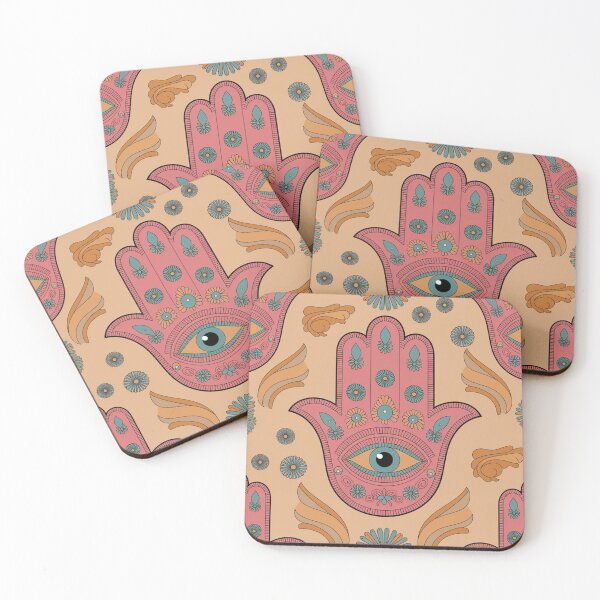 Item preview, Pink Hamsa orange designed and sold by CandyVenom.