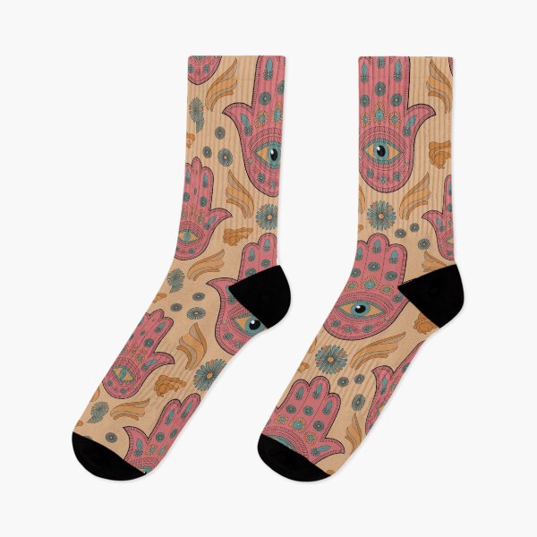 Aperçu de l'œuvre Hamsa rose orange créée et vendue par CandyVenom.