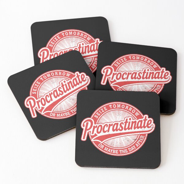 Item preview, Procrastinator Procrastinate Funny Retro Procrastination designed and sold by GrandeDuc.