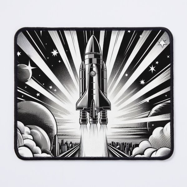 Item preview, Blackwhite space shuttle  designed and sold by Dogandesighn.