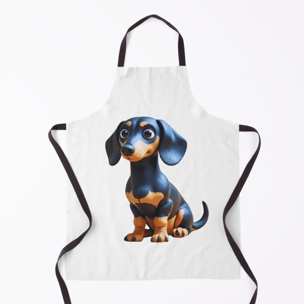 Item preview, Claymation Style Black & Tan Dachshund | Stop Motion Dog designed and sold by PumagirlDigital.