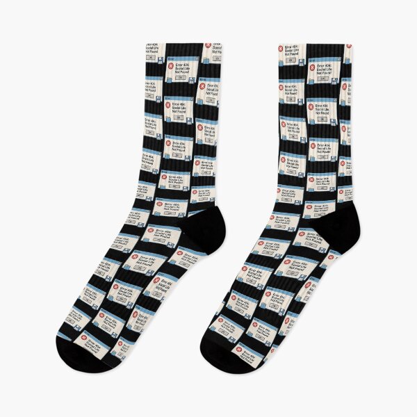 Item preview, Error 404: Social Life Not Found designed and sold by EuropeanPrints.