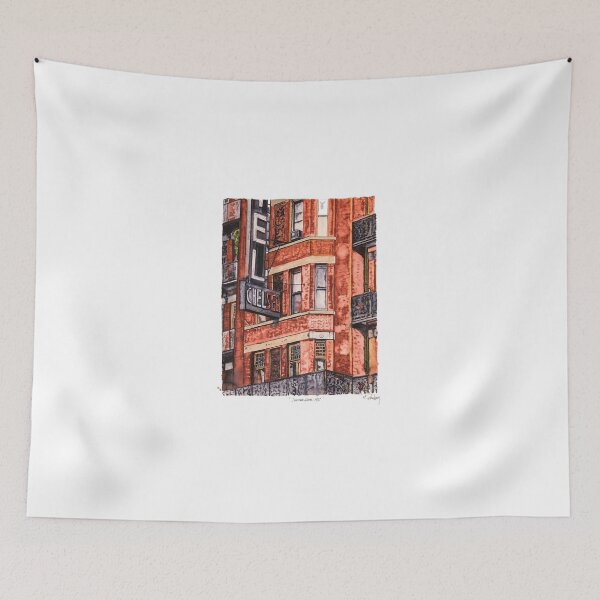 Item preview, Chelsea Hotel – Watercolor Tribute to a Legendary New York Landmark designed and sold by RickLongArt.