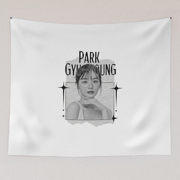 Item preview, Park Gyu-young Korean Drama Actor Monochrome Black and White Collage Art Design designed and sold by HELL0WBELLO.