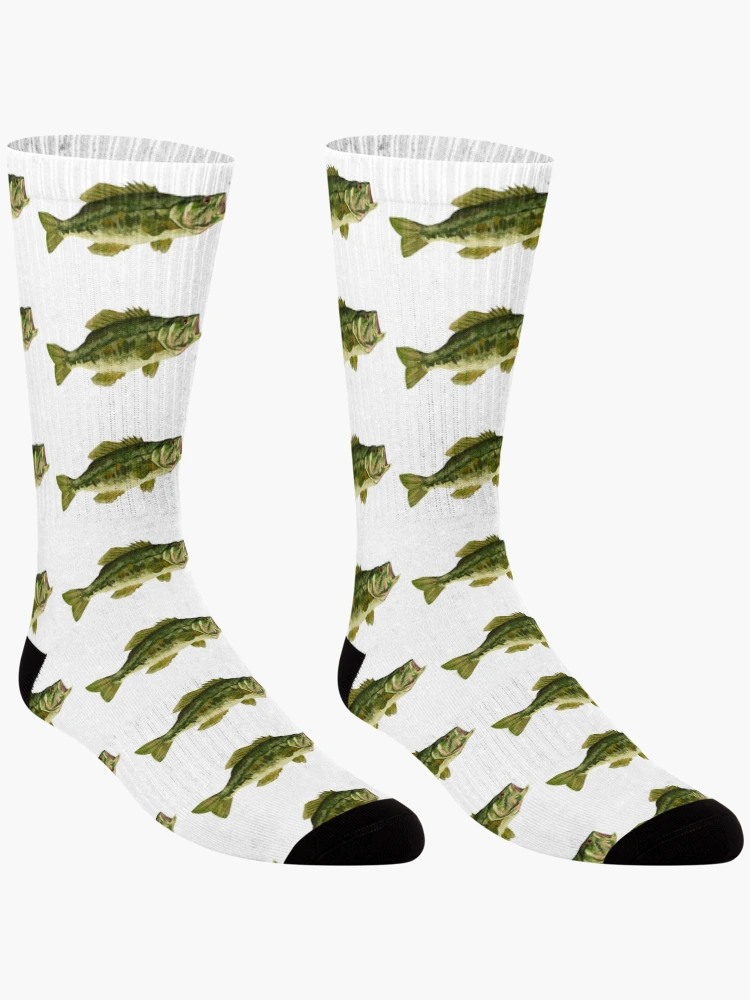 Thumbnail 3 of 5, Socks, Largemouth Bass designed and sold by Reeseworks.