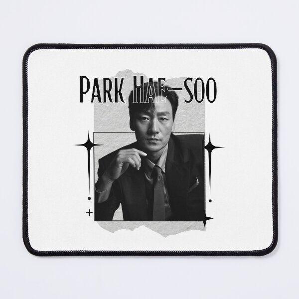 Item preview, Park Hae-soo Korean Drama Actor Monochrome Black and White Collage Art Design designed and sold by HELL0WBELLO.