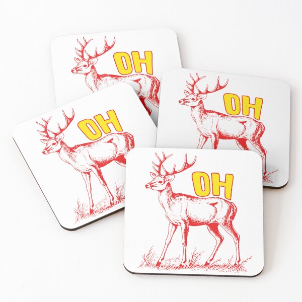Item preview, Oh Dear | Oh Deer Line Art Vintage Retro designed and sold by PumagirlDigital.