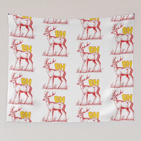 Item preview, Oh Dear | Oh Deer Line Art Vintage Retro designed and sold by PumagirlDigital.