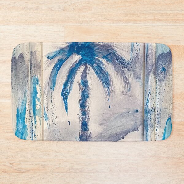 Item preview, Blue Palm Tree Painting  designed and sold by MatrixTattoo.