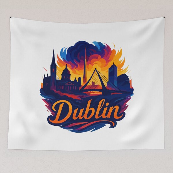 Item preview, Dublin Capital City Ireland Silhouette Gift designed and sold by Pineapple-Tree.