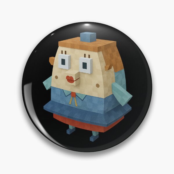 Item preview, Spongebob - Minecraft-Style Penelope "Poppy" Puff / Mrs Puff designed and sold by DibujandoPorfa.