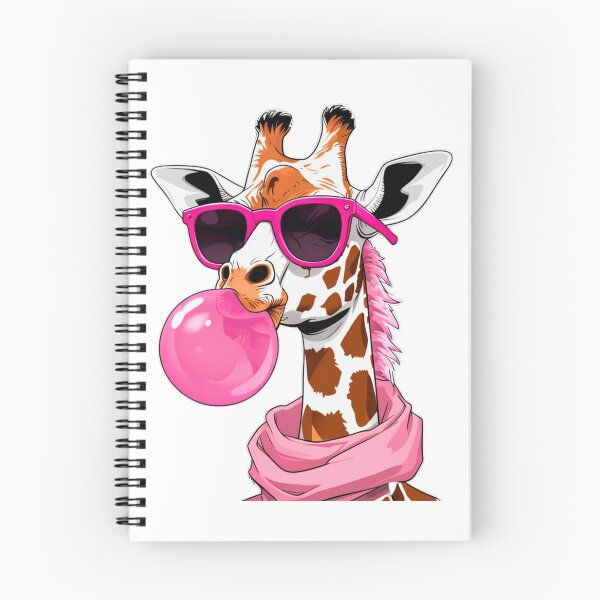 Item preview, Cool Giraffe Bubblegum Pink Sunglasses Art designed and sold by JerdbordinShop.