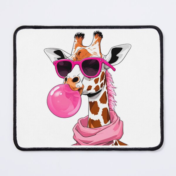 Item preview, Cool Giraffe Bubblegum Pink Sunglasses Art designed and sold by JerdbordinShop.