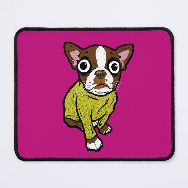 Item preview, Brown Boston terrier yellow sweater designed and sold by turddemon.