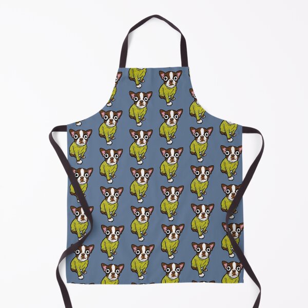 Item preview, Brown Boston terrier yellow sweater designed and sold by turddemon.