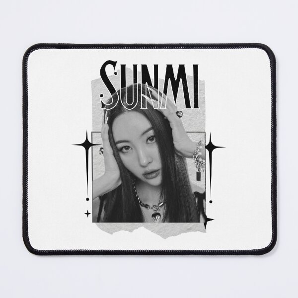 Item preview, Sunmi Korean Solo Singer Retro Elegance in Monochrome Black and White Collage Art designed and sold by HELL0WBELLO.