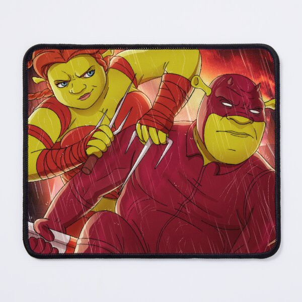 Item preview, Daredevil Shrek and Fiona designed and sold by AnimaLeal.