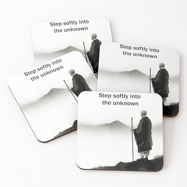 Item preview, Silent Journey – Standing Monk at Dawn designed and sold by GCBTienda.