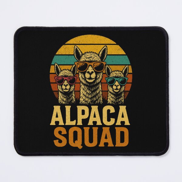 Item preview, Retro Funny Alpaca Squad Cool Sunglasses designed and sold by JerdbordinShop.