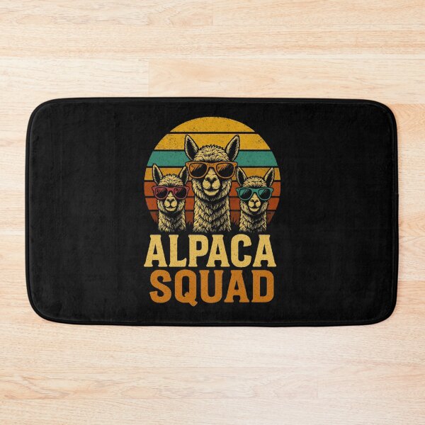 Item preview, Retro Funny Alpaca Squad Cool Sunglasses designed and sold by JerdbordinShop.