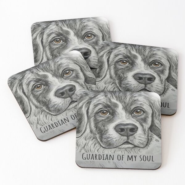 Item preview, Soulful Big Dog Pencil Portrait designed and sold by gleefulme.