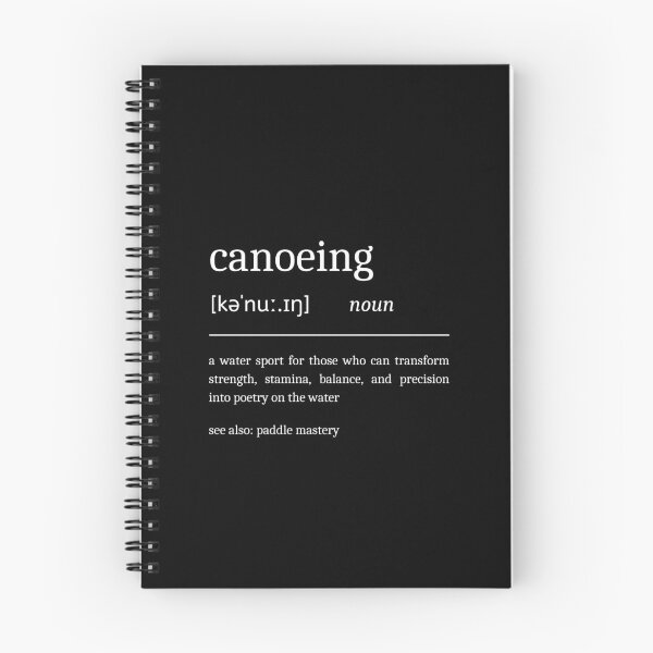 Item preview, Canoeing Definition Motivational Canoe designed and sold by StrideSuccess.