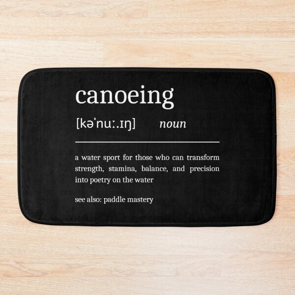 Item preview, Canoeing Definition Motivational Canoe designed and sold by StrideSuccess.