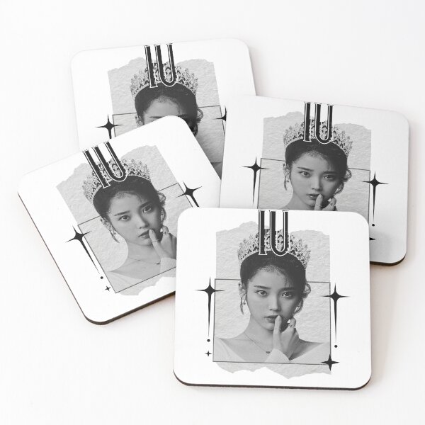 Item preview, IU Korean Solo Singer Retro Elegance in Monochrome Black and White Collage Art designed and sold by HELL0WBELLO.