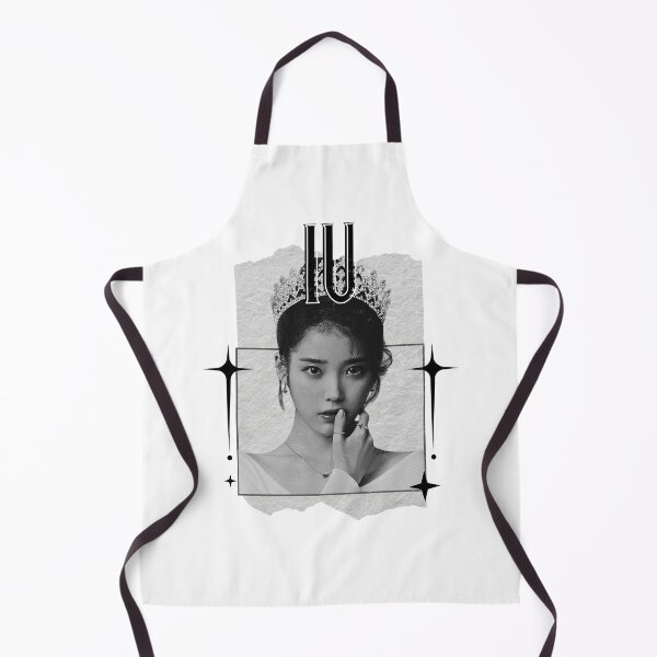 Item preview, IU Korean Solo Singer Retro Elegance in Monochrome Black and White Collage Art designed and sold by HELL0WBELLO.