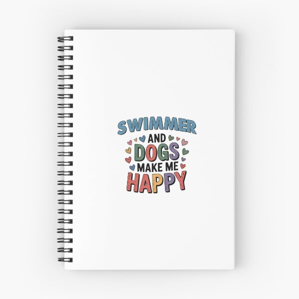 Item preview, Swimmer And Dogs Make Me Happy - Funny Swimmer Dogs Lover designed and sold by Oussinc.