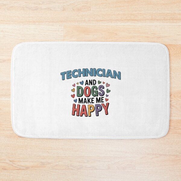 Item preview, Technician And Dogs Make Me Happy - Funny Technician Dogs Lover designed and sold by Oussinc.