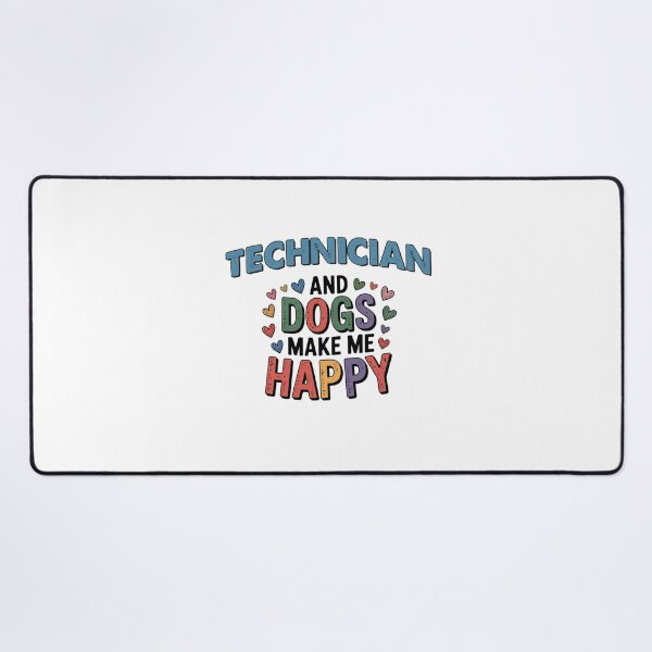 Item preview, Technician And Dogs Make Me Happy - Funny Technician Dogs Lover designed and sold by Oussinc.