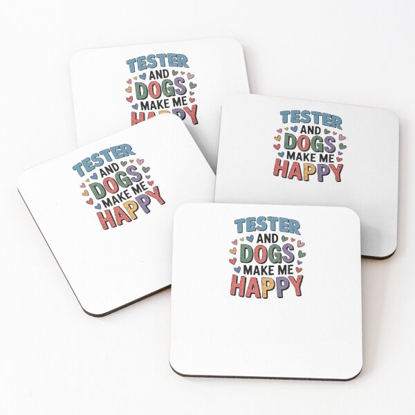 Item preview, Tester And Dogs Make Me Happy - Funny Tester Dogs Lover designed and sold by Oussinc.