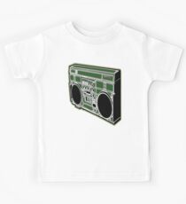 Camo- Ghetto Blaster Kids Tee