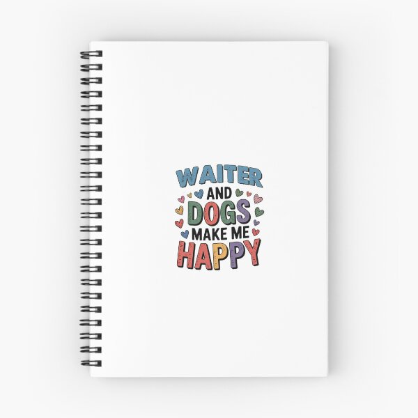 Item preview, Waiter And Dogs Make Me Happy - Funny Waiter Dogs Lover designed and sold by Oussinc.