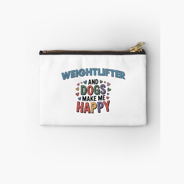 Item preview, Weightlifter And Dogs Make Me Happy - Funny Weightlifter Dogs Lover designed and sold by Oussinc.