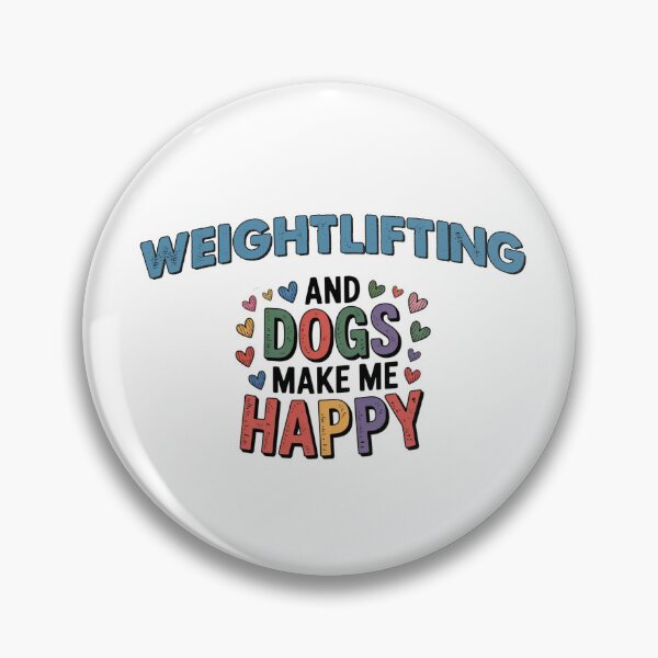 Item preview, Weightlifting And Dogs Make Me Happy - Funny Weightlifting Dogs Lover designed and sold by Oussinc.