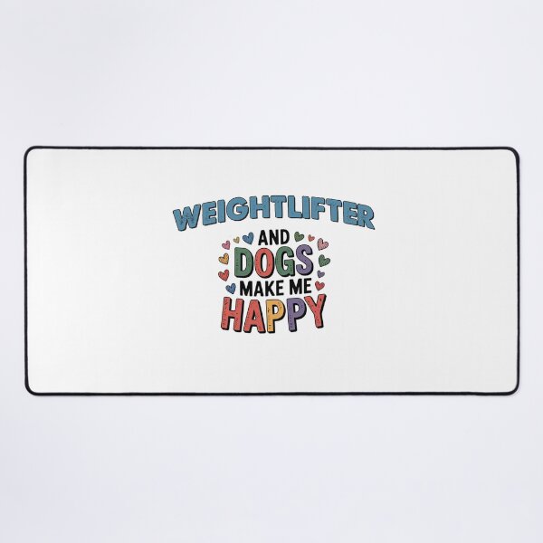 Item preview, Weightlifter And Dogs Make Me Happy - Funny Weightlifter Dogs Lover designed and sold by Oussinc.