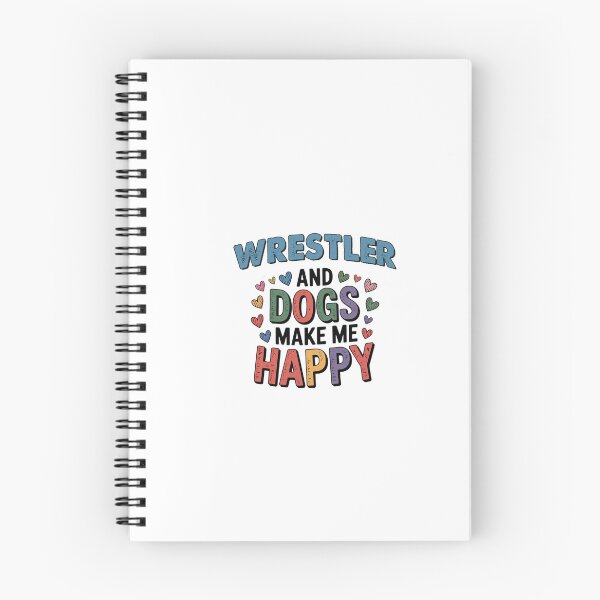 Item preview, Wrestler And Dogs Make Me Happy - Funny Wrestler Dogs Lover designed and sold by Oussinc.