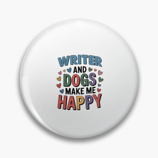 Item preview, Writer And Dogs Make Me Happy - Funny Writer Dogs Lover designed and sold by Oussinc.