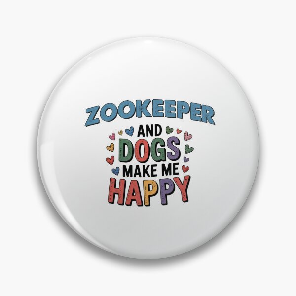 Item preview, Zookeeper And Dogs Make Me Happy - Funny Zookeeper Dogs Lover designed and sold by Oussinc.