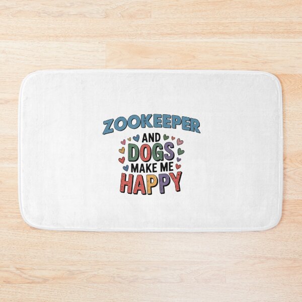 Item preview, Zookeeper And Dogs Make Me Happy - Funny Zookeeper Dogs Lover designed and sold by Oussinc.