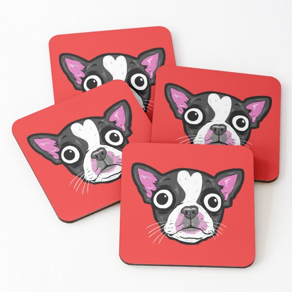Item preview, Boston Terrier dog face designed and sold by turddemon.